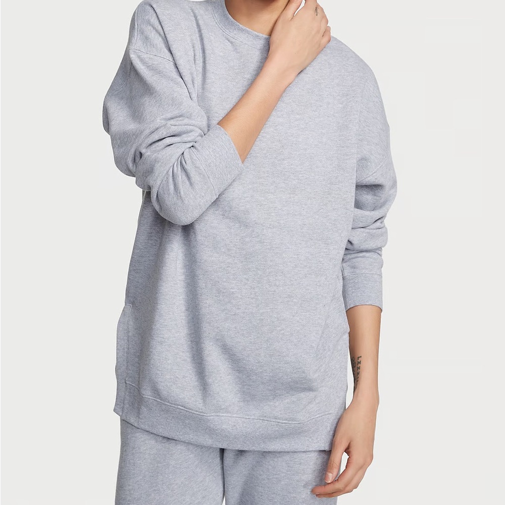 VICTORIA'S SECRET
Cotton Fleece Mock Neck Pullover